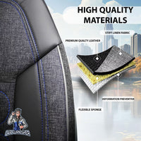 Thumbnail for Hyundai Azera Seat Covers Atlanta Linen Fabric Design