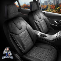 Thumbnail for Nissan Navara Seat Covers Atlanta Linen Fabric Design