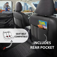 Thumbnail for Skoda Kodiaq Seat Covers Atlanta Linen Fabric Design
