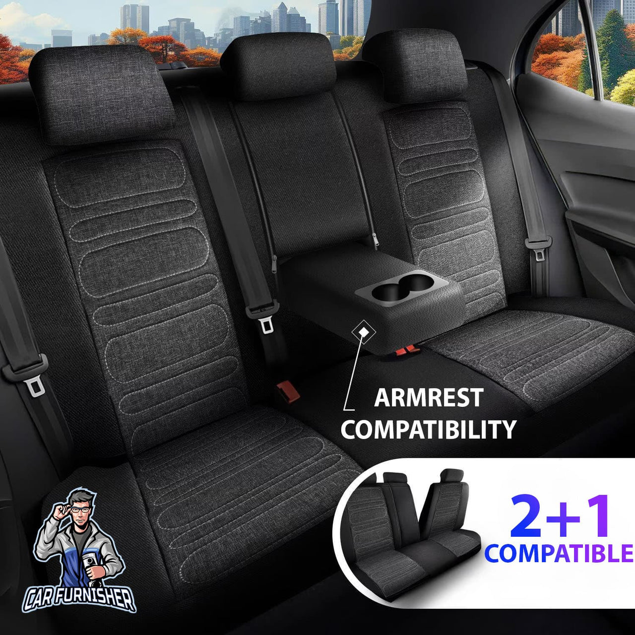 Nissan Navara Seat Covers Atlanta Linen Fabric Design