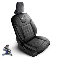 Thumbnail for Nissan Navara Seat Covers Atlanta Linen Fabric Design