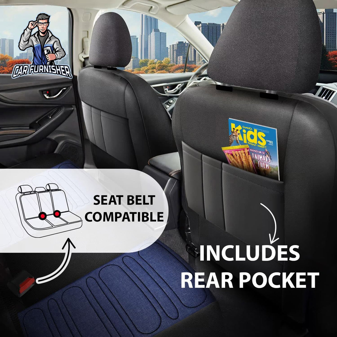 Hyundai Creta Seat Covers Atlanta Linen Fabric Design