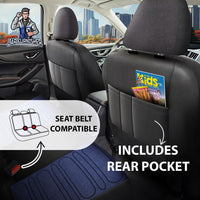 Thumbnail for Nissan Navara Seat Covers Atlanta Linen Fabric Design