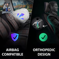 Thumbnail for Nissan Navara Seat Covers Atlanta Linen Fabric Design