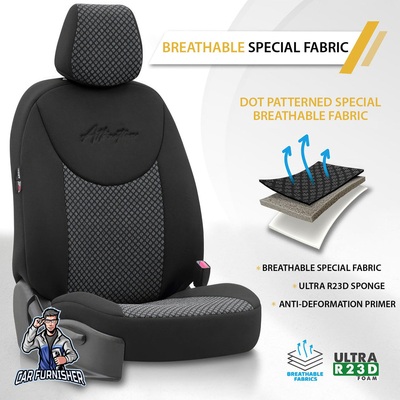 Hyundai iX20 Seat Covers Attraction Design