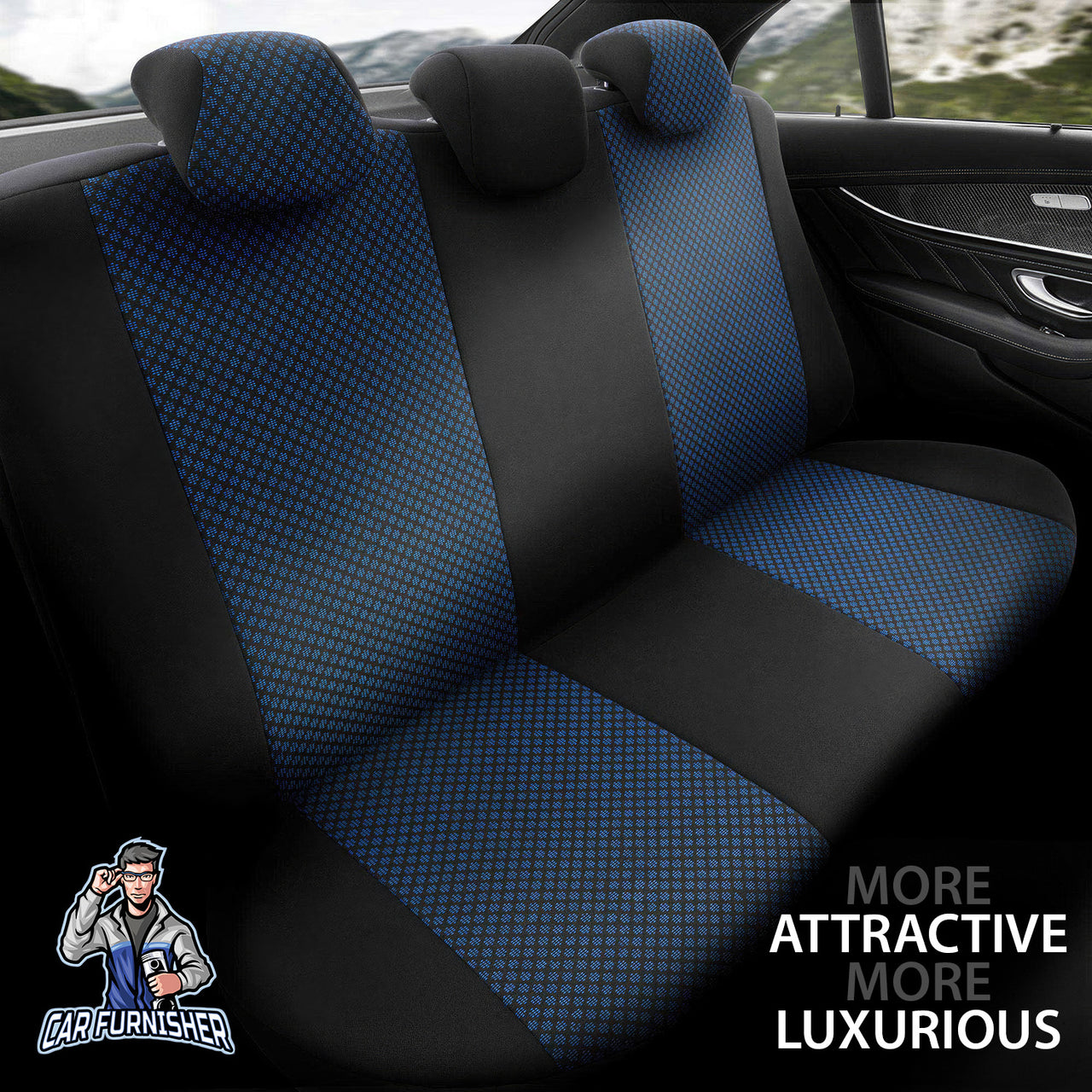 Car Seat Cover Set - Attraction Design