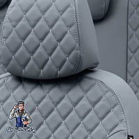 Thumbnail for Cupra Formentor Seat Covers Madrid Leather Design Smoked Leather