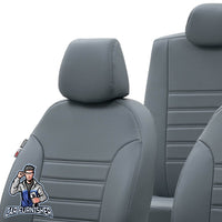Thumbnail for Cupra Formentor Seat Covers New York Leather Design Smoked Leather