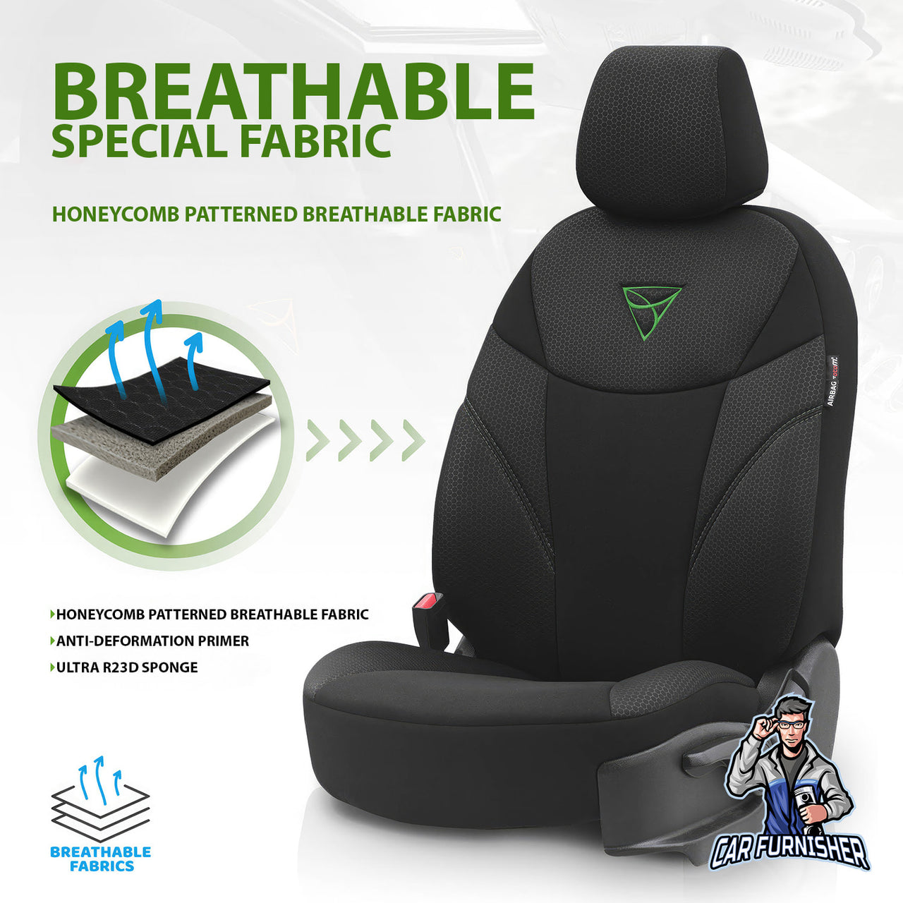 Car Seat Cover Set - Aura Design