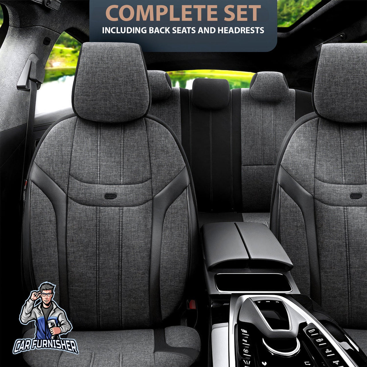 Volkswagen Tiguan Seat Covers Swan Design