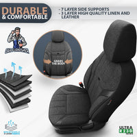 Thumbnail for Nissan Navara Seat Covers Swan Design