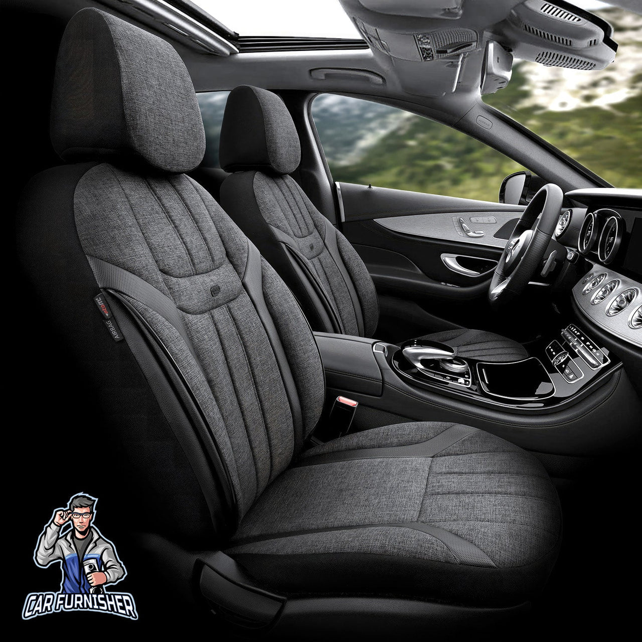 Nissan Navara Seat Covers Swan Design