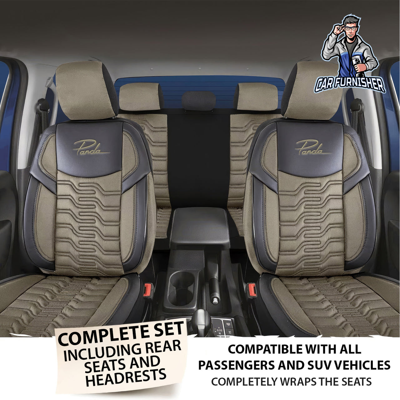 Car Seat Cover Set - Berlin Design