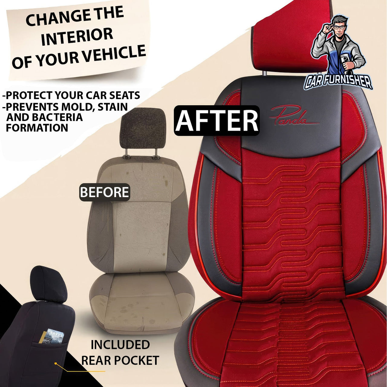 Fiat 500 Seat Covers Berlin Design
