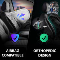 Thumbnail for Fiat Fiorino Seat Covers Boston Design