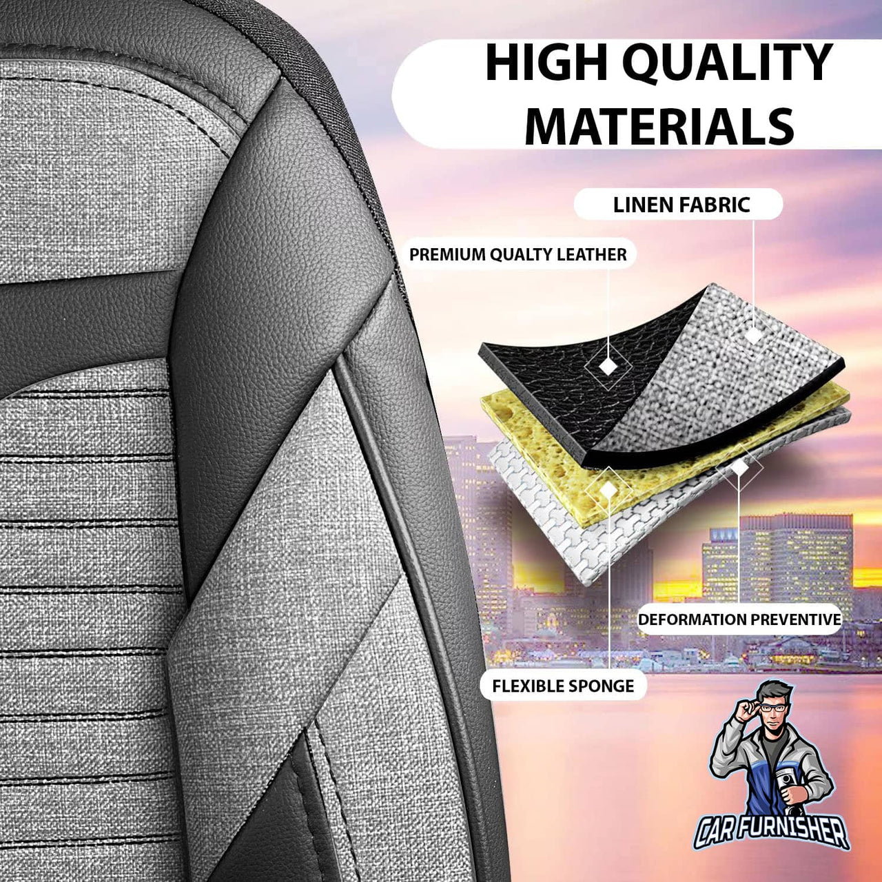 Hyundai iX55 Seat Covers Boston Design