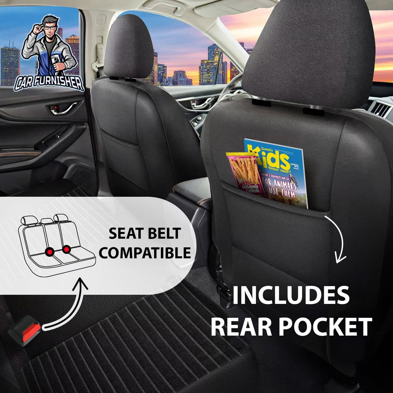 Tesla Model 3 Seat Covers Boston Design