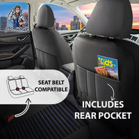 Thumbnail for Nissan Navara Seat Covers Boston Velour Fabric Design