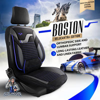 Thumbnail for Nissan Navara Seat Covers Boston Velour Fabric Design