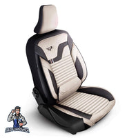 Thumbnail for Nissan Navara Seat Covers Boston Velour Fabric Design
