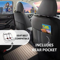 Thumbnail for Nissan Navara Seat Covers Boston Velour Fabric Design