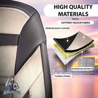 Thumbnail for Audi Q8 Seat Covers Boston Velour Fabric Design