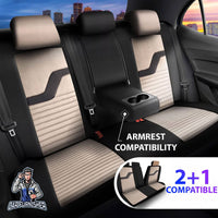 Thumbnail for Nissan Navara Seat Covers Boston Velour Fabric Design