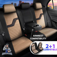 Thumbnail for Nissan Navara Seat Covers Boston Velour Fabric Design