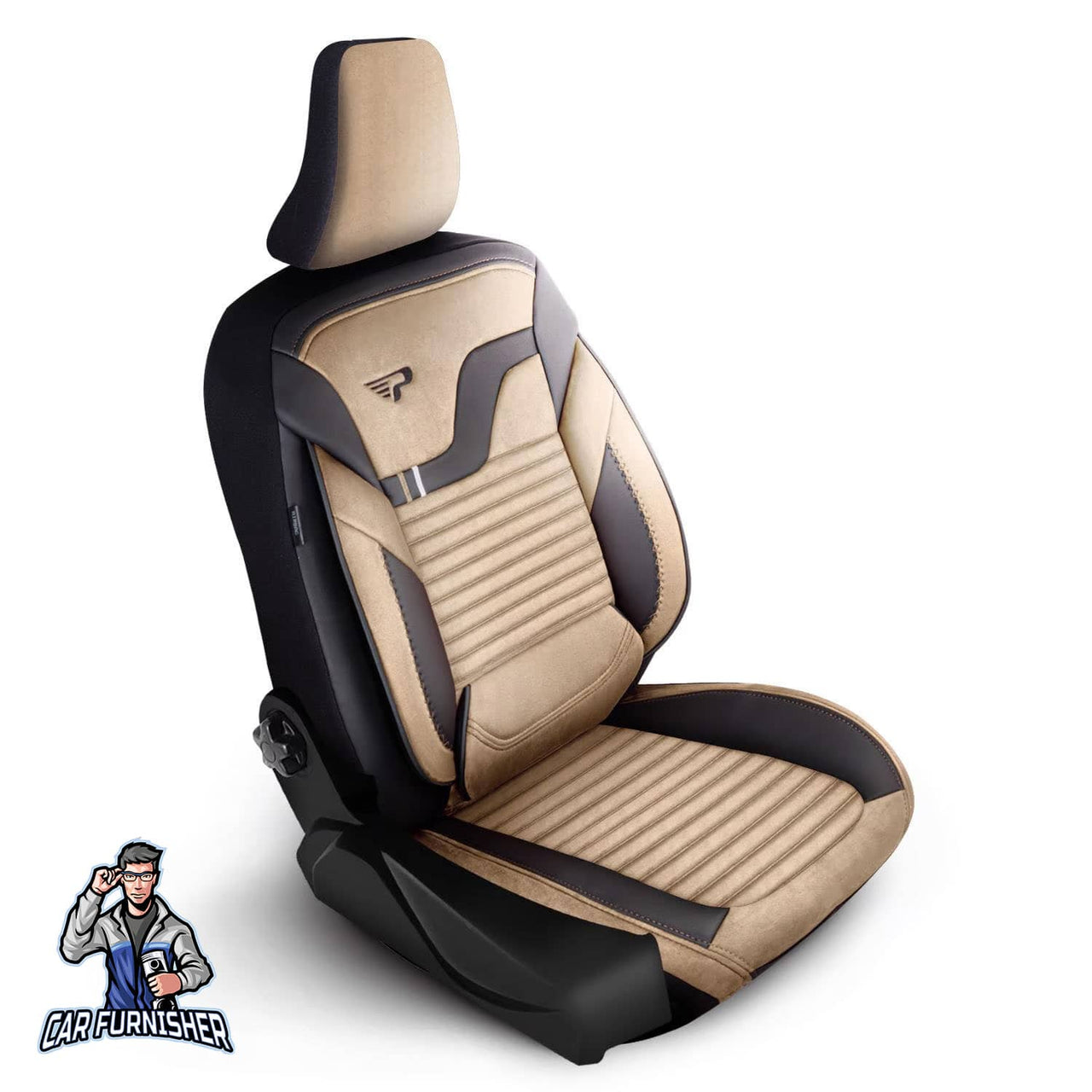 Hyundai Ioniq 6 Seat Covers Boston Velour Fabric Design