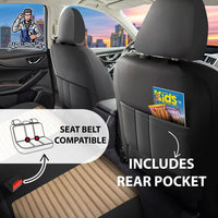 Thumbnail for Skoda Superb Seat Covers Boston Velour Fabric Design