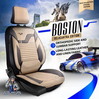 Thumbnail for Nissan Navara Seat Covers Boston Velour Fabric Design