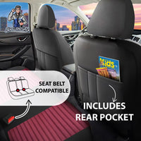Thumbnail for Nissan Navara Seat Covers Boston Velour Fabric Design