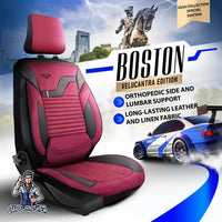 Thumbnail for Nissan Navara Seat Covers Boston Velour Fabric Design