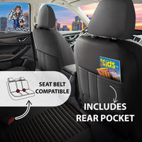 Thumbnail for Nissan Navara Seat Covers Boston Velour Fabric Design