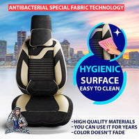 Thumbnail for Nissan Navara Seat Covers Boston Velour Fabric Design