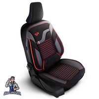 Thumbnail for Nissan Pathfinder Seat Covers Boston Velour Fabric Design