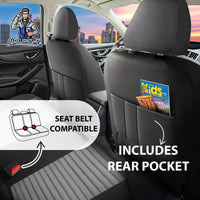 Thumbnail for Fiat Fiorino Seat Covers Boston Velour Fabric Design