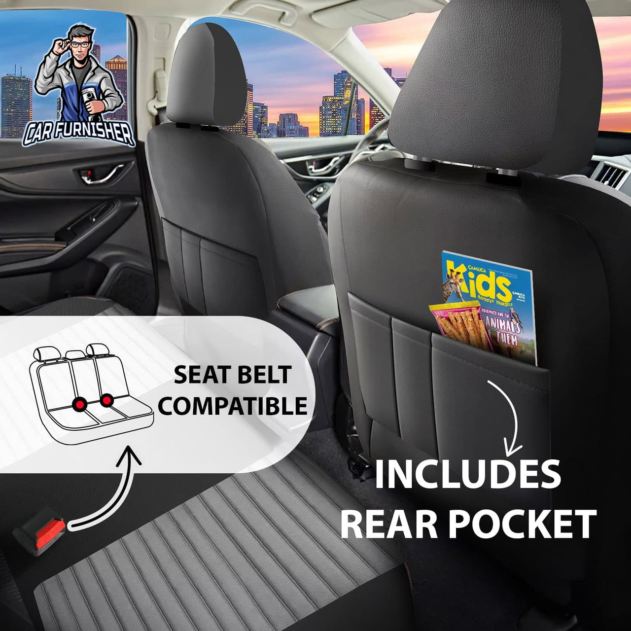 Skoda Favorit Seat Covers Boston Velour Fabric Design