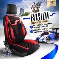 Thumbnail for Nissan Navara Seat Covers Boston Velour Fabric Design