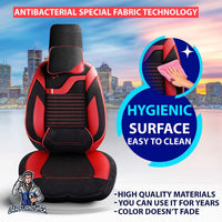 Thumbnail for Volvo S70 Seat Covers Boston Velour Fabric Design