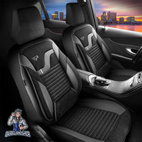 Thumbnail for Nissan Navara Seat Covers Boston Velour Fabric Design