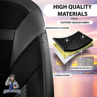 Thumbnail for Nissan Navara Seat Covers Boston Velour Fabric Design