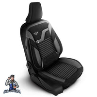 Thumbnail for Nissan Navara Seat Covers Boston Velour Fabric Design
