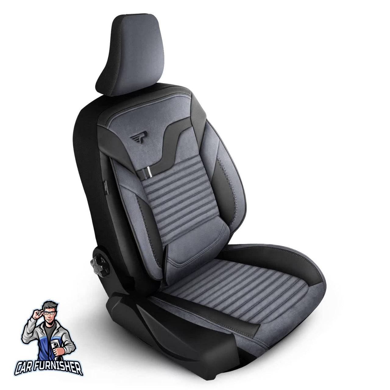 Nissan Navara Seat Covers Boston Velour Fabric Design