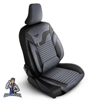 Thumbnail for Nissan Navara Seat Covers Boston Velour Fabric Design
