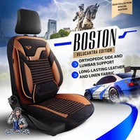 Thumbnail for Nissan Navara Seat Covers Boston Velour Fabric Design