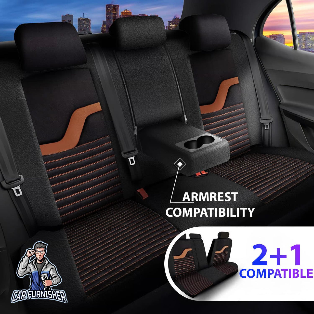 Nissan Navara Seat Covers Boston Velour Fabric Design