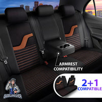Thumbnail for Nissan Navara Seat Covers Boston Velour Fabric Design