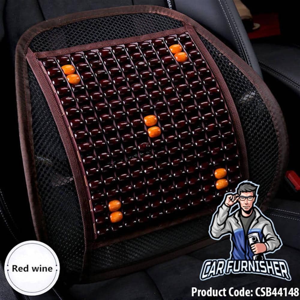 Car Seat Cover (3 Colors) Real Bamboo Wood Beads