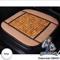 Thumbnail for Car Seat Cover (3 Colors) Real Bamboo Wood Beads